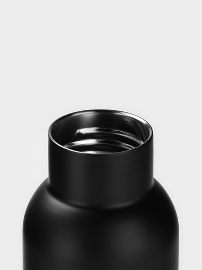 Термос «Теннисный мяч», 500 мл, сохраняет тепло 8 ч, нержавеющая сталь, чёрный