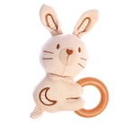 Подарочный набор для новорождённых «Зайчик», 3 мягкие погремушки - Фото 2