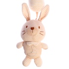 Подарочный набор для новорождённых «Зайчик», 3 мягкие погремушки - Фото 6