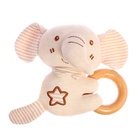 Подарочный набор для новорождённых «Слоник», 3 мягкие погремушки - Фото 3