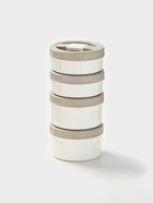 Термос для еды, 2.6 л, 4 контейнера, нержавеющая сталь, серебристый - Фото 3