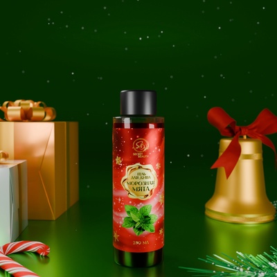 Гель для душа Secret Beauty, аромат морозной мяты, красная серия, 250 мл