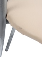 УЦЕНКА Стул "Венский 2", Серебристый металлик/Молочный - Фото 3