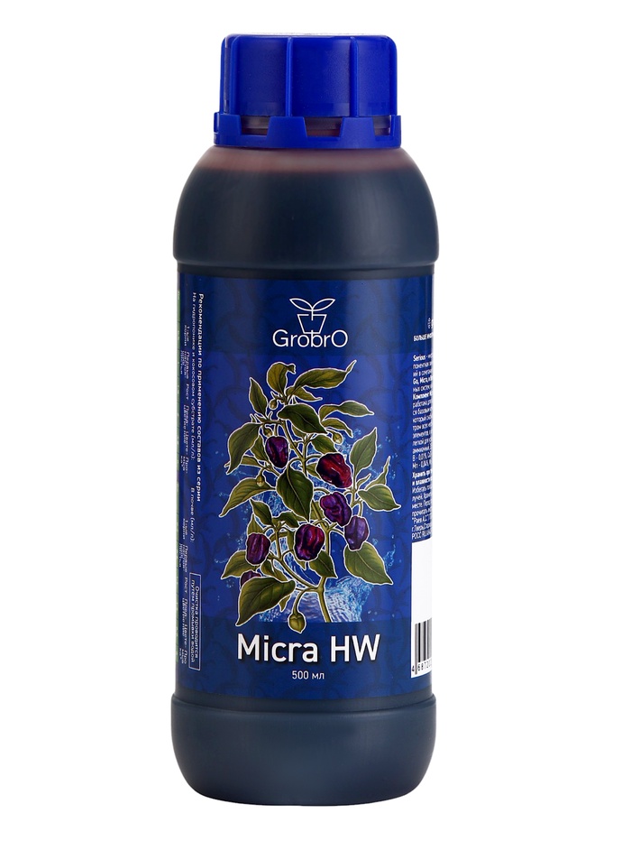 Удобрение для гидропоники "GroBro" Serious Micra HW, 500мл - Фото 1
