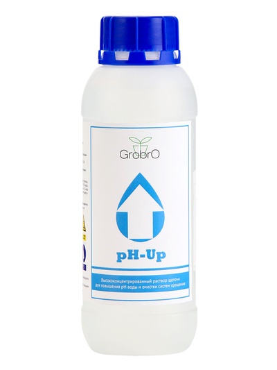 Удобрение для гидропоники "GroBro" PH UP, 500мл
