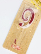 УЦЕНКА Свеча в торт на шпажке "Рубиновая коллекция", цифра 9, 5,2 см, рубиновая - фото 14704865