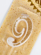 УЦЕНКА Свеча для торта "Блёстки" цифра 9, золотистая - фото 14704900