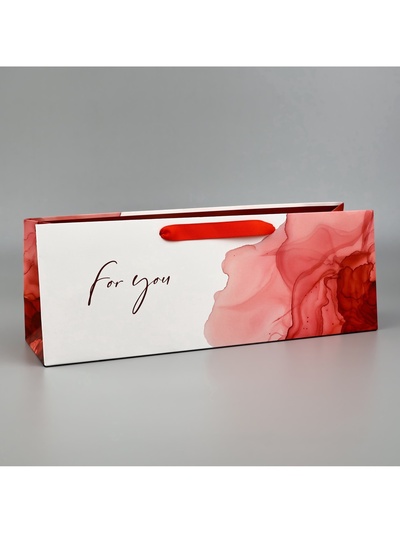 Пакет под бутылку For you, 36×10×13 см