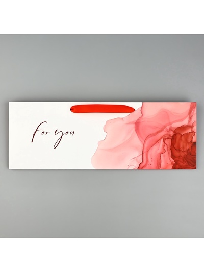 Пакет под бутылку For you, 36×10×13 см