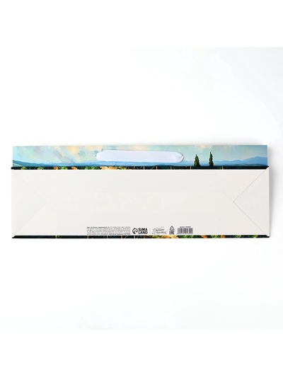 Пакет под бутылку «Сад», 36×10×13 см