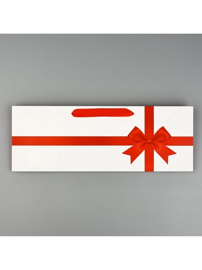 Пакет под бутылку «Бант», 36×10×13 см