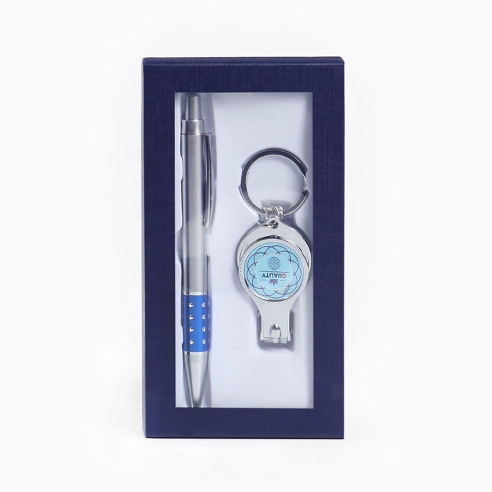 Набор подарочный 2 в 1 (ручка, кусачки) - Фото 1