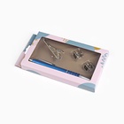 Набор подарочный 3 в 1 (ручка, заколка для галстука, запонки) - Фото 2