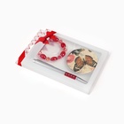 Набор подарочный 3 в 1 (ручка, резинка для волос, зеркало) - Фото 7