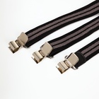 Подтяжки взрослые «Великан» для полных, ширина 3.8 см, чёрный/серый - Фото 3