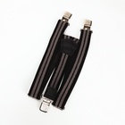 Подтяжки взрослые «Великан» для полных, ширина 3.8 см, чёрный/серый - Фото 4