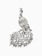 Брошь «Павлин роскошный»мини, цветная в серебре - Фото 2