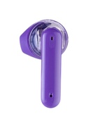Наушники беспроводные K20, TWS, вкладыши, Bluetooth 5.0, 35/260 мАч, шумоподавление, фиолетовые в прозрачном кейсе - Фото 14