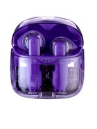 Наушники беспроводные K20, TWS, вкладыши, Bluetooth 5.0, 35/260 мАч, шумоподавление, фиолетовые в прозрачном кейсе - Фото 5