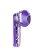 Наушники беспроводные K20, TWS, вкладыши, Bluetooth 5.0, 35/260 мАч, шумоподавление, фиолетовые в прозрачном кейсе - Фото 6