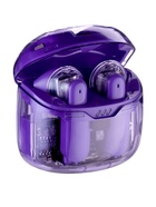 Наушники беспроводные K20, TWS, вкладыши, Bluetooth 5.0, 35/260 мАч, шумоподавление, фиолетовые в прозрачном кейсе - Фото 8