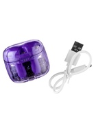 Наушники беспроводные K20, TWS, вкладыши, Bluetooth 5.0, 35/260 мАч, шумоподавление, фиолетовые в прозрачном кейсе - Фото 11