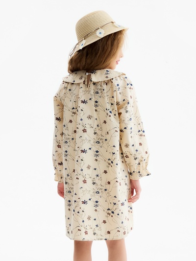 Платье для девочки KAFTAN, бежевое, рост 90 см