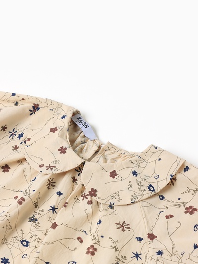 Платье для девочки KAFTAN, бежевое, рост 90 см