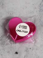 Флакон для парфюма «Сердце», стеклянный, с распылителем, 25 мл, розовый - Фото 5