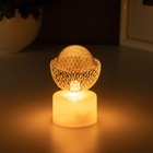 Фигурка светящаяся RISALUX «Восход», LED-ночник, 0.3 Вт, 4×4×6 см - Фото 3