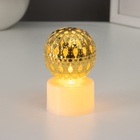 Фигурка светящаяся RISALUX « Шар капли», LED-ночник, 0.3 Вт, 3.5×3.5×6 см - Фото 2