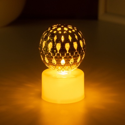 Фигурка световая RISALUX «Шар капли», LED-ночник, 0.3 Вт, 3.5×3.5×6 см