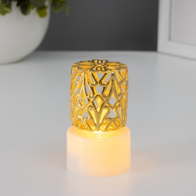 Фигурка световая RISALUX «Цилиндр», LED-ночник, 0.3 Вт, 3.5×3.5×5.1 см