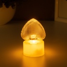 Фигурка светящаяся RISALUX «Сердце», LED-ночник, 0.3 Вт, 3.5×4×6.5 см - Фото 3