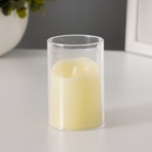 Светодиодная свеча в подсвечнике RISALUX «Талая», ночник LED, 0.3 Вт, 4×4×6 см - Фото 1