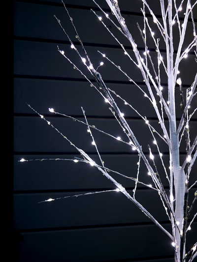 Светодиодное дерево «Яркие светлячки» 1.5 м, 300 LED, постоянное свечение, 220 В, свечение белое