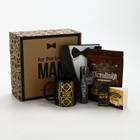 Мужской набор "настоящий мужчина" (ежедневник, ручка, чай, кружка, драже) - фото 47211706