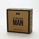 Мужской набор "настоящий мужчина" (ежедневник, ручка, чай, кружка, драже) - фото 47211738