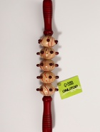 УЦЕНКА Массажёр «Скалка», универсальный, 36.5×5.8 см, 5 шаров с шипами, деревянный - Фото 4