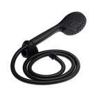 УЦЕНКА Смеситель для душа ZEIN Z3844, однорычажный, душевой набор, лейка 5 режимов, черный - Фото 4