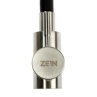 УЦЕНКА Смеситель для кухни ZEIN Z3425, силикон.излив, картридж 35 мм, нерж.сталь, черный/сатин - Фото 13