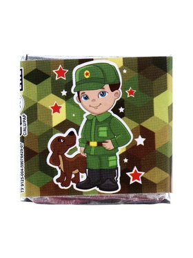 Шоколадка «23 февраля», 5 г (комплект 90 шт)