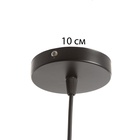 Светильник «Бомбат» Е27 40 Вт черный 4×4×18 см - фото 4726219