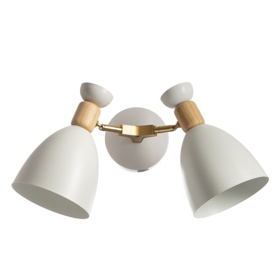 Бра «Канди» 2хЕ27 40 Вт белый 35×12×22 см