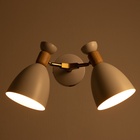 Бра «Канди» 2хЕ27 40 Вт белый 35×12×22 см - фото 31426332