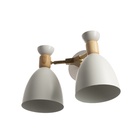 Бра «Канди» 2хЕ27 40 Вт белый 35×12×22 см - фото 31426333