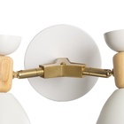 Бра «Канди» 2хЕ27 40 Вт белый 35×12×22 см - фото 31426336