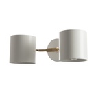 Бра «Азурит» 2хЕ27 40 Вт белый 11×12×36 см - фото 4726285