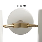 Бра «Азурит» 2хЕ27 40 Вт белый 11×12×36 см - фото 4726286