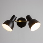 Бра «Виталия» 2хЕ27 40 Вт черный 18×12×38 см - Фото 2